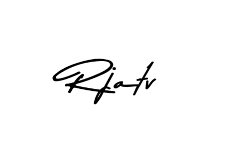 Once you've used our free online signature maker to create your best signature Asem Kandis PERSONAL USE style, it's time to enjoy all of the benefits that Rjatv name signing documents. Rjatv signature style 9 images and pictures png