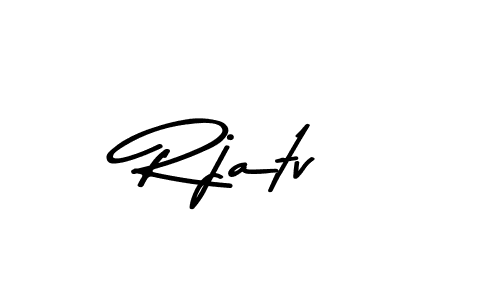 How to Draw Rjatv signature style? Asem Kandis PERSONAL USE is a latest design signature styles for name Rjatv. Rjatv signature style 9 images and pictures png