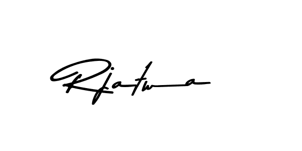 This is the best signature style for the Rjatwa name. Also you like these signature font (Asem Kandis PERSONAL USE). Mix name signature. Rjatwa signature style 9 images and pictures png