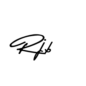 Make a beautiful signature design for name Rjb. With this signature (Asem Kandis PERSONAL USE) style, you can create a handwritten signature for free. Rjb signature style 9 images and pictures png