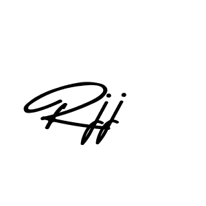 How to make Rjj name signature. Use Asem Kandis PERSONAL USE style for creating short signs online. This is the latest handwritten sign. Rjj signature style 9 images and pictures png