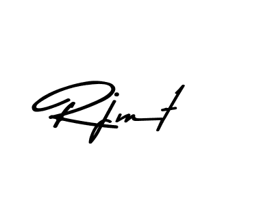 Design your own signature with our free online signature maker. With this signature software, you can create a handwritten (Asem Kandis PERSONAL USE) signature for name Rjmt. Rjmt signature style 9 images and pictures png