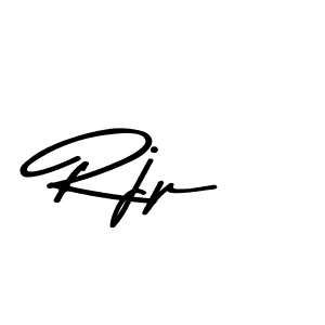 Design your own signature with our free online signature maker. With this signature software, you can create a handwritten (Asem Kandis PERSONAL USE) signature for name Rjp. Rjp signature style 9 images and pictures png