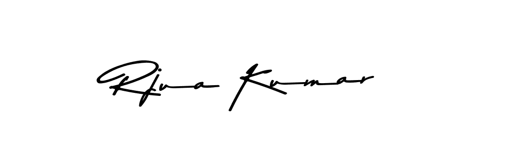 Similarly Asem Kandis PERSONAL USE is the best handwritten signature design. Signature creator online .You can use it as an online autograph creator for name Rjua Kumar. Rjua Kumar signature style 9 images and pictures png