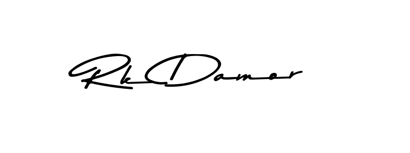 The best way (Asem Kandis PERSONAL USE) to make a short signature is to pick only two or three words in your name. The name Rk Damor include a total of six letters. For converting this name. Rk Damor signature style 9 images and pictures png