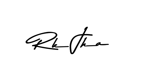 The best way (Asem Kandis PERSONAL USE) to make a short signature is to pick only two or three words in your name. The name Rk Jha include a total of six letters. For converting this name. Rk Jha signature style 9 images and pictures png