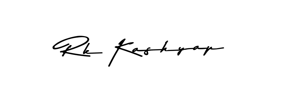 Use a signature maker to create a handwritten signature online. With this signature software, you can design (Asem Kandis PERSONAL USE) your own signature for name Rk Kashyap. Rk Kashyap signature style 9 images and pictures png