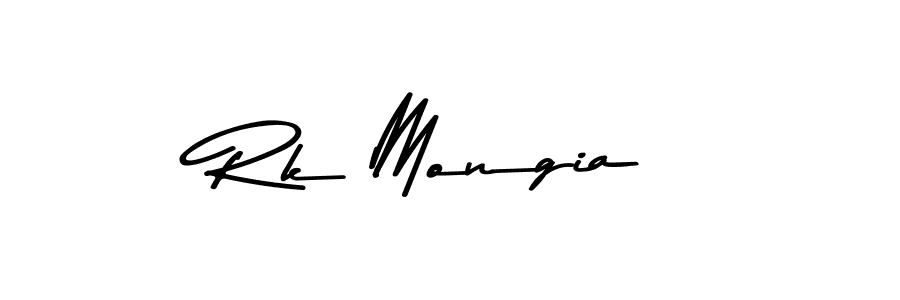 Also You can easily find your signature by using the search form. We will create Rk Mongia name handwritten signature images for you free of cost using Asem Kandis PERSONAL USE sign style. Rk Mongia signature style 9 images and pictures png