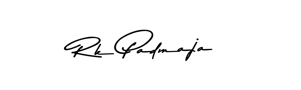 Rk Padmaja stylish signature style. Best Handwritten Sign (Asem Kandis PERSONAL USE) for my name. Handwritten Signature Collection Ideas for my name Rk Padmaja. Rk Padmaja signature style 9 images and pictures png