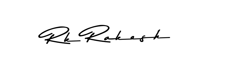 Design your own signature with our free online signature maker. With this signature software, you can create a handwritten (Asem Kandis PERSONAL USE) signature for name Rk Rakesh. Rk Rakesh signature style 9 images and pictures png