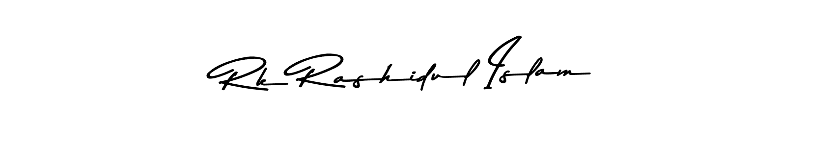 Asem Kandis PERSONAL USE is a professional signature style that is perfect for those who want to add a touch of class to their signature. It is also a great choice for those who want to make their signature more unique. Get Rk Rashidul Islam name to fancy signature for free. Rk Rashidul Islam signature style 9 images and pictures png