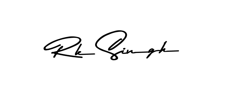 Make a beautiful signature design for name Rk Singh. With this signature (Asem Kandis PERSONAL USE) style, you can create a handwritten signature for free. Rk Singh signature style 9 images and pictures png