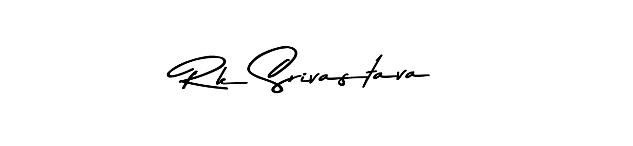 Design your own signature with our free online signature maker. With this signature software, you can create a handwritten (Asem Kandis PERSONAL USE) signature for name Rk Srivastava. Rk Srivastava signature style 9 images and pictures png