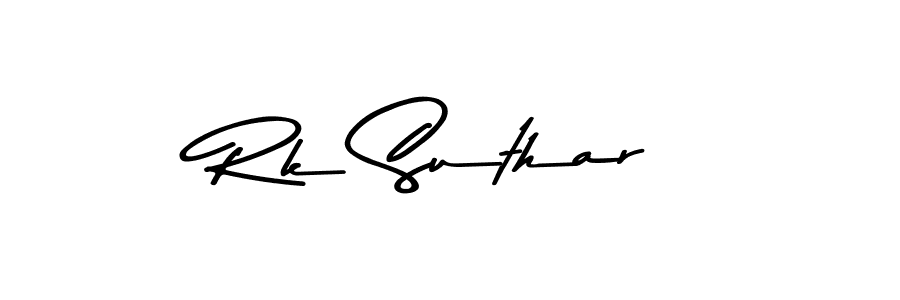 Also we have Rk Suthar name is the best signature style. Create professional handwritten signature collection using Asem Kandis PERSONAL USE autograph style. Rk Suthar signature style 9 images and pictures png