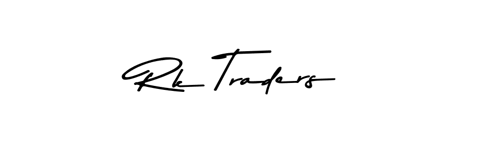 Make a beautiful signature design for name Rk Traders. With this signature (Asem Kandis PERSONAL USE) style, you can create a handwritten signature for free. Rk Traders signature style 9 images and pictures png