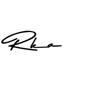 Rka stylish signature style. Best Handwritten Sign (Asem Kandis PERSONAL USE) for my name. Handwritten Signature Collection Ideas for my name Rka. Rka signature style 9 images and pictures png