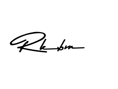 Rkbm stylish signature style. Best Handwritten Sign (Asem Kandis PERSONAL USE) for my name. Handwritten Signature Collection Ideas for my name Rkbm. Rkbm signature style 9 images and pictures png