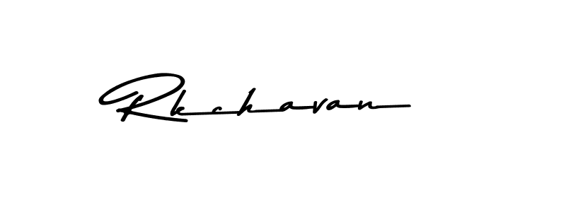 Design your own signature with our free online signature maker. With this signature software, you can create a handwritten (Asem Kandis PERSONAL USE) signature for name Rkchavan. Rkchavan signature style 9 images and pictures png