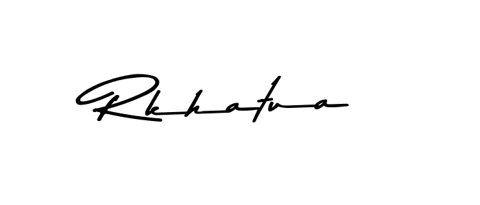 Rkhatua stylish signature style. Best Handwritten Sign (Asem Kandis PERSONAL USE) for my name. Handwritten Signature Collection Ideas for my name Rkhatua. Rkhatua signature style 9 images and pictures png