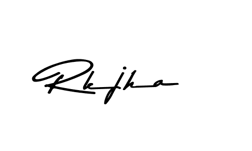 Rkjha stylish signature style. Best Handwritten Sign (Asem Kandis PERSONAL USE) for my name. Handwritten Signature Collection Ideas for my name Rkjha. Rkjha signature style 9 images and pictures png