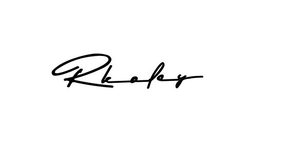 Use a signature maker to create a handwritten signature online. With this signature software, you can design (Asem Kandis PERSONAL USE) your own signature for name Rkoley. Rkoley signature style 9 images and pictures png