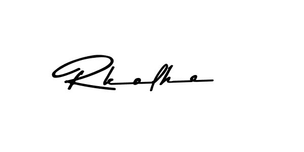 Asem Kandis PERSONAL USE is a professional signature style that is perfect for those who want to add a touch of class to their signature. It is also a great choice for those who want to make their signature more unique. Get Rkolhe name to fancy signature for free. Rkolhe signature style 9 images and pictures png