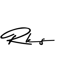 How to make Rks signature? Asem Kandis PERSONAL USE is a professional autograph style. Create handwritten signature for Rks name. Rks signature style 9 images and pictures png