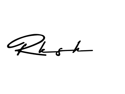 The best way (Asem Kandis PERSONAL USE) to make a short signature is to pick only two or three words in your name. The name Rksh include a total of six letters. For converting this name. Rksh signature style 9 images and pictures png