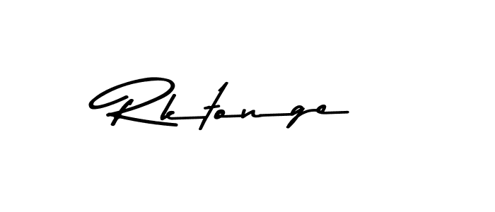 Make a beautiful signature design for name Rktonge. With this signature (Asem Kandis PERSONAL USE) style, you can create a handwritten signature for free. Rktonge signature style 9 images and pictures png