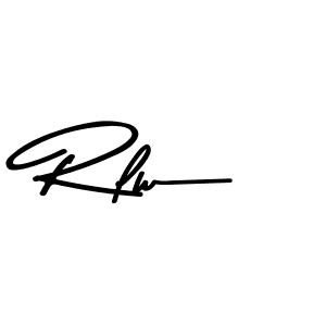 Make a beautiful signature design for name Rlw. With this signature (Asem Kandis PERSONAL USE) style, you can create a handwritten signature for free. Rlw signature style 9 images and pictures png