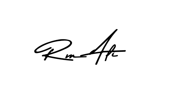 Also You can easily find your signature by using the search form. We will create Rm Ali name handwritten signature images for you free of cost using Asem Kandis PERSONAL USE sign style. Rm Ali signature style 9 images and pictures png