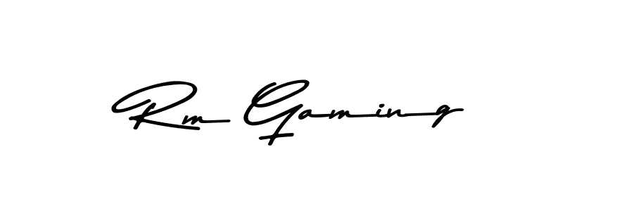 How to make Rm Gaming signature? Asem Kandis PERSONAL USE is a professional autograph style. Create handwritten signature for Rm Gaming name. Rm Gaming signature style 9 images and pictures png