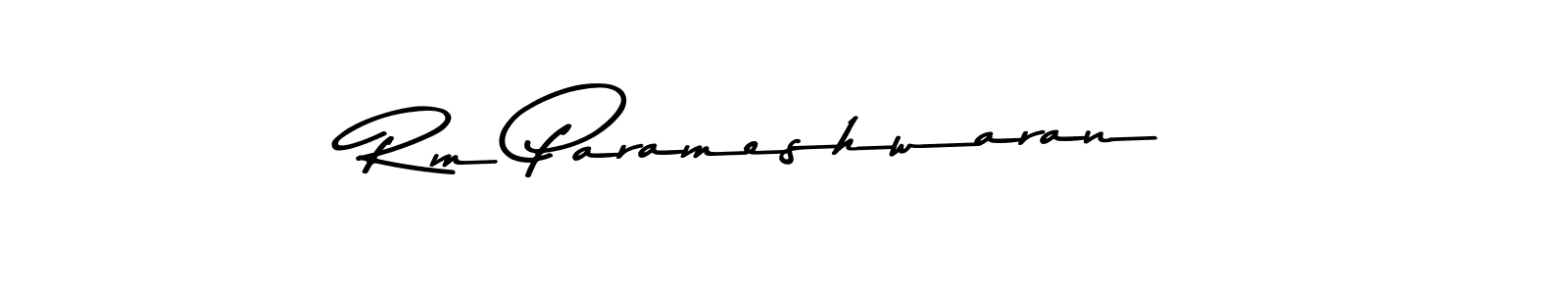 Use a signature maker to create a handwritten signature online. With this signature software, you can design (Asem Kandis PERSONAL USE) your own signature for name Rm Parameshwaran. Rm Parameshwaran signature style 9 images and pictures png