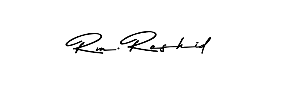 Once you've used our free online signature maker to create your best signature Asem Kandis PERSONAL USE style, it's time to enjoy all of the benefits that Rm. Roshid name signing documents. Rm. Roshid signature style 9 images and pictures png