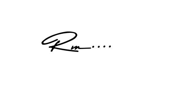 How to Draw Rm.... signature style? Asem Kandis PERSONAL USE is a latest design signature styles for name Rm..... Rm.... signature style 9 images and pictures png