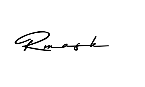 Design your own signature with our free online signature maker. With this signature software, you can create a handwritten (Asem Kandis PERSONAL USE) signature for name Rmask. Rmask signature style 9 images and pictures png