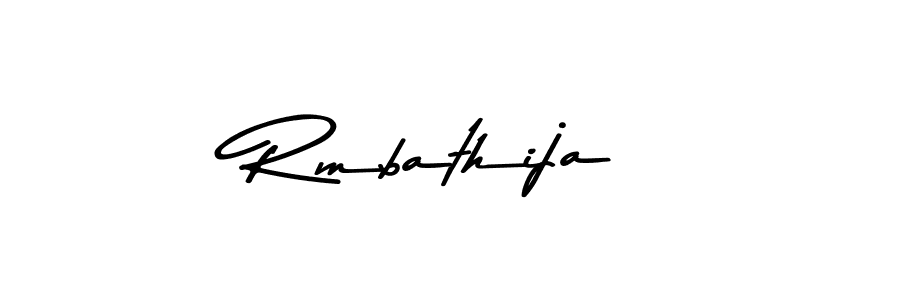 Create a beautiful signature design for name Rmbathija. With this signature (Asem Kandis PERSONAL USE) fonts, you can make a handwritten signature for free. Rmbathija signature style 9 images and pictures png