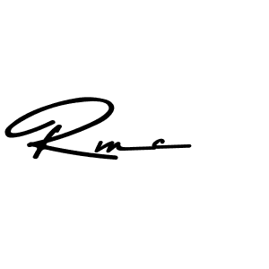 Rmc stylish signature style. Best Handwritten Sign (Asem Kandis PERSONAL USE) for my name. Handwritten Signature Collection Ideas for my name Rmc. Rmc signature style 9 images and pictures png