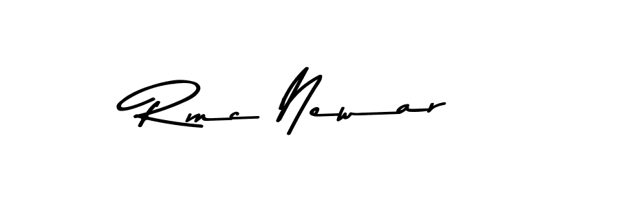 The best way (Asem Kandis PERSONAL USE) to make a short signature is to pick only two or three words in your name. The name Rmc Newar include a total of six letters. For converting this name. Rmc Newar signature style 9 images and pictures png