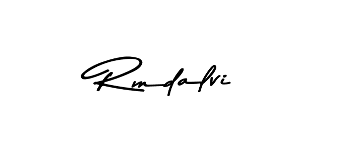 The best way (Asem Kandis PERSONAL USE) to make a short signature is to pick only two or three words in your name. The name Rmdalvi include a total of six letters. For converting this name. Rmdalvi signature style 9 images and pictures png