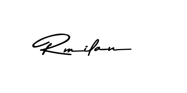 Use a signature maker to create a handwritten signature online. With this signature software, you can design (Asem Kandis PERSONAL USE) your own signature for name Rmilan. Rmilan signature style 9 images and pictures png