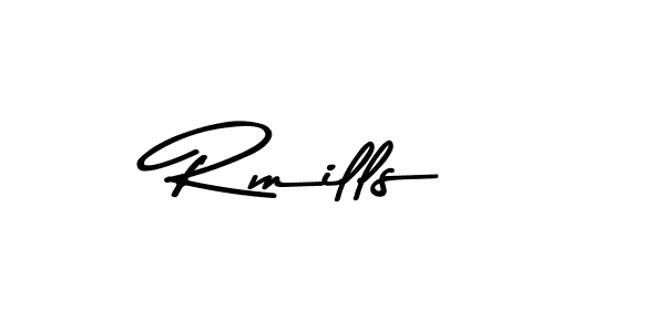 The best way (Asem Kandis PERSONAL USE) to make a short signature is to pick only two or three words in your name. The name Rmills include a total of six letters. For converting this name. Rmills signature style 9 images and pictures png