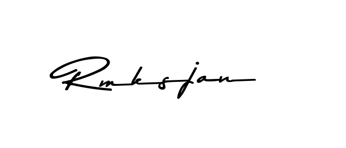 Make a beautiful signature design for name Rmksjan. Use this online signature maker to create a handwritten signature for free. Rmksjan signature style 9 images and pictures png