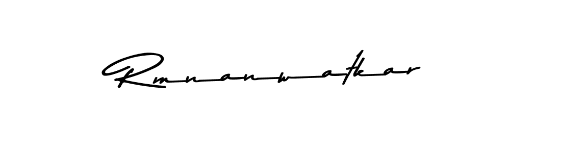 Make a beautiful signature design for name Rmnanwatkar. Use this online signature maker to create a handwritten signature for free. Rmnanwatkar signature style 9 images and pictures png