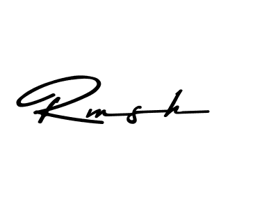 This is the best signature style for the Rmsh name. Also you like these signature font (Asem Kandis PERSONAL USE). Mix name signature. Rmsh signature style 9 images and pictures png