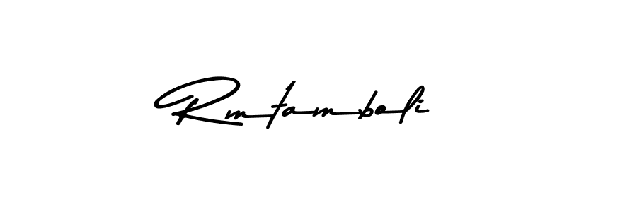 The best way (Asem Kandis PERSONAL USE) to make a short signature is to pick only two or three words in your name. The name Rmtamboli include a total of six letters. For converting this name. Rmtamboli signature style 9 images and pictures png