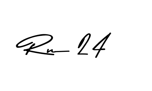 How to make Rn 24 name signature. Use Asem Kandis PERSONAL USE style for creating short signs online. This is the latest handwritten sign. Rn 24 signature style 9 images and pictures png