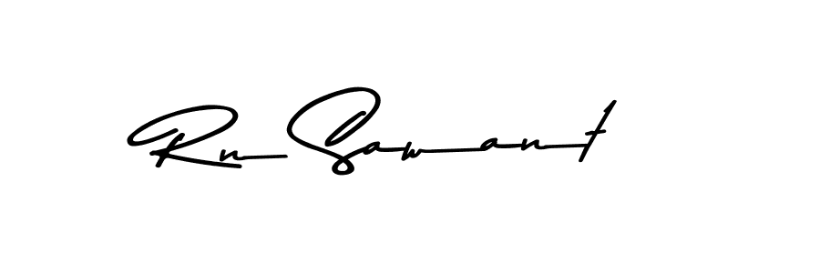 Make a beautiful signature design for name Rn Sawant. Use this online signature maker to create a handwritten signature for free. Rn Sawant signature style 9 images and pictures png