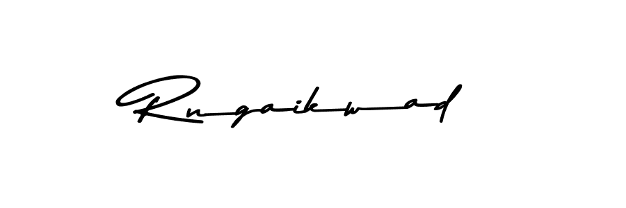 Design your own signature with our free online signature maker. With this signature software, you can create a handwritten (Asem Kandis PERSONAL USE) signature for name Rngaikwad. Rngaikwad signature style 9 images and pictures png