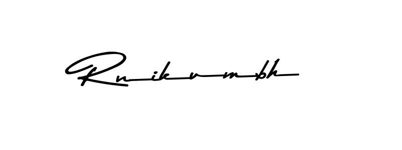 Use a signature maker to create a handwritten signature online. With this signature software, you can design (Asem Kandis PERSONAL USE) your own signature for name Rnikumbh. Rnikumbh signature style 9 images and pictures png